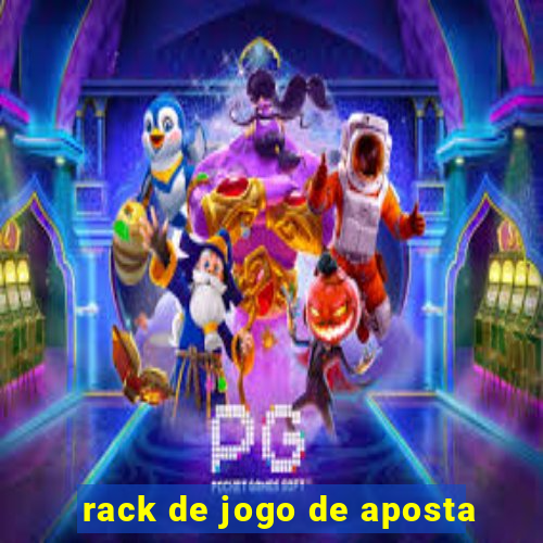 rack de jogo de aposta